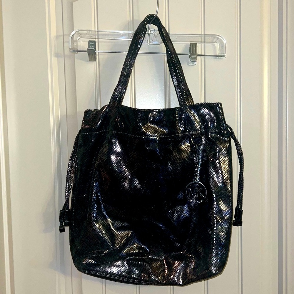 Michael Kors Snakeskin Leather Tote